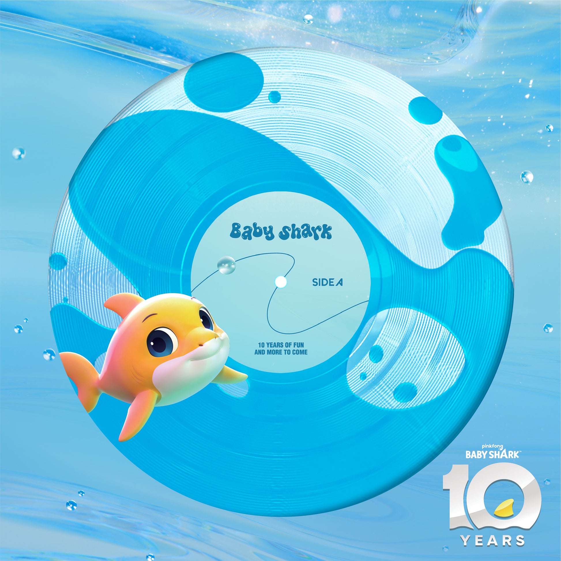 Baby Shark - 10 Year Anniversary (Liquid Filled)