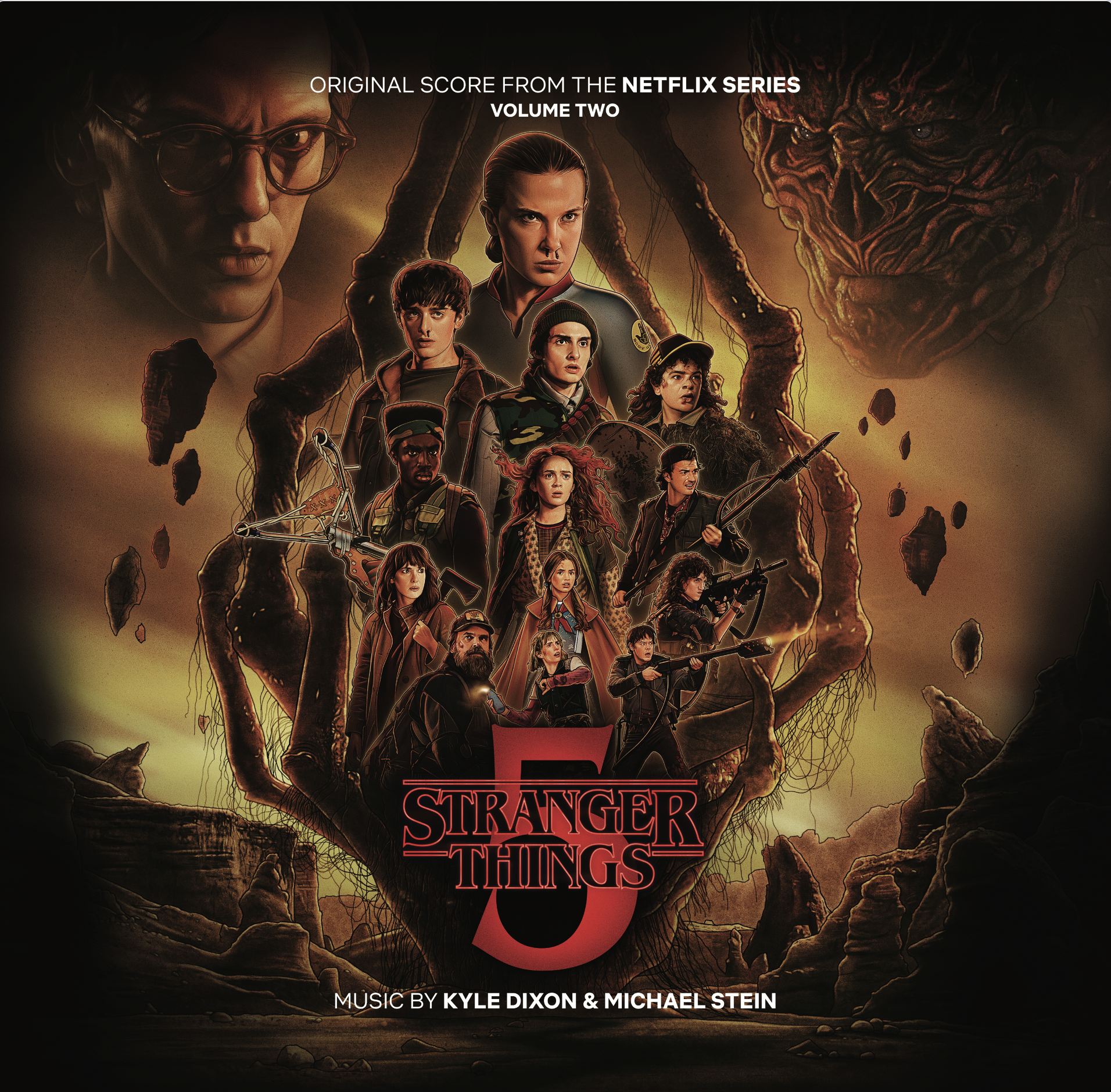 Stranger Things 5 - Original Score (Metalic Silver)