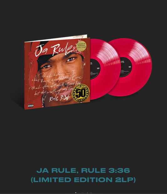 JA RULE, RULE 3:36 (LIMITED EDITION 2LP)