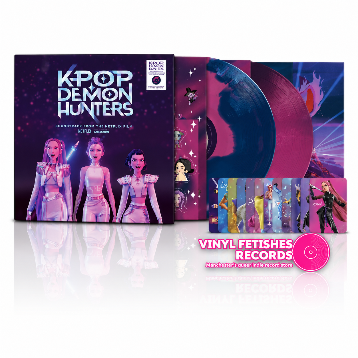 KPOP Demon Hunters (Anniversary Edition) - Sodalite Splatter Vinyl