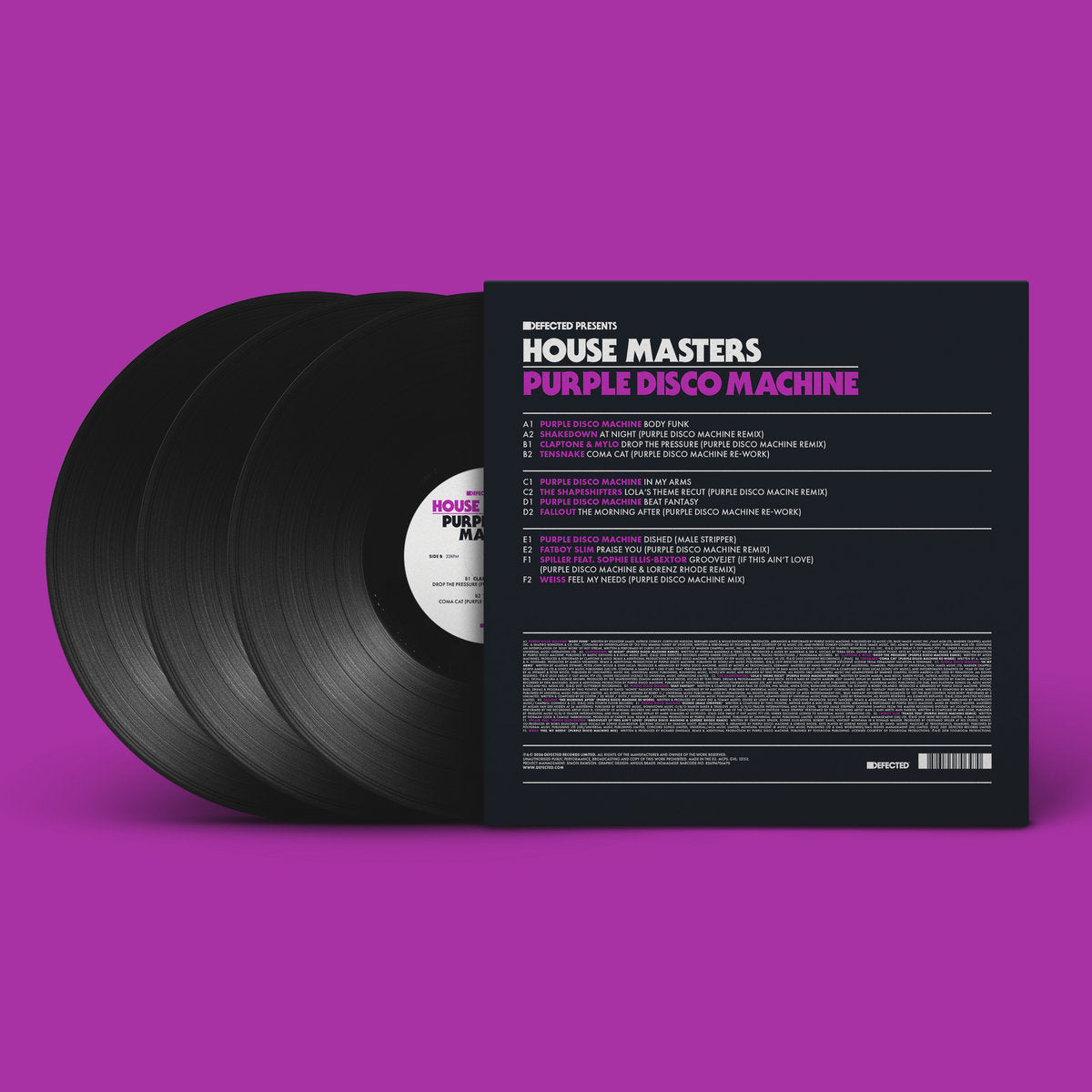 Purple Disco Machine - Defected presents House Masters - Purple Disco Machine [3LP]