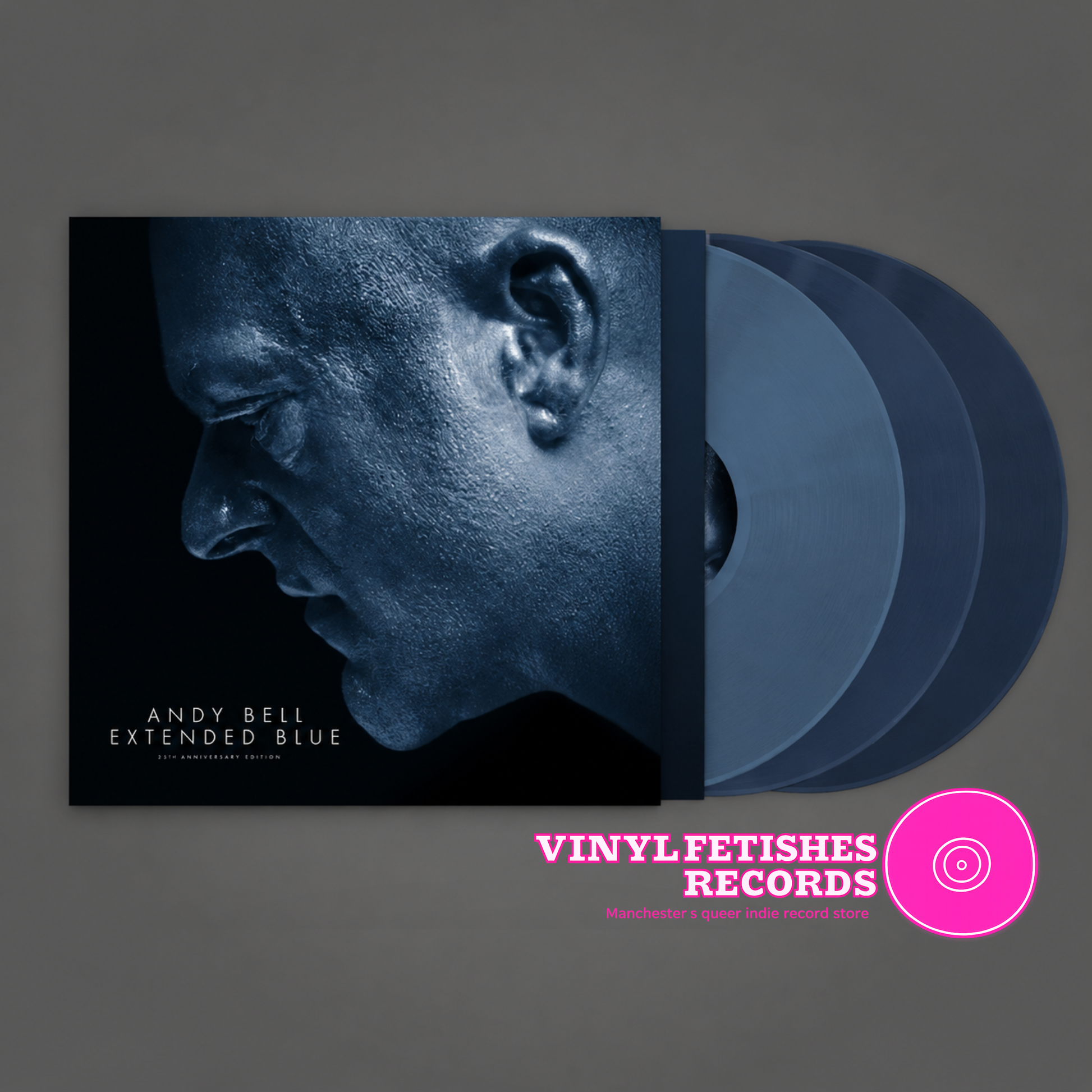 Andy Bell - Electric Blue (3LP Multicolour Blue)