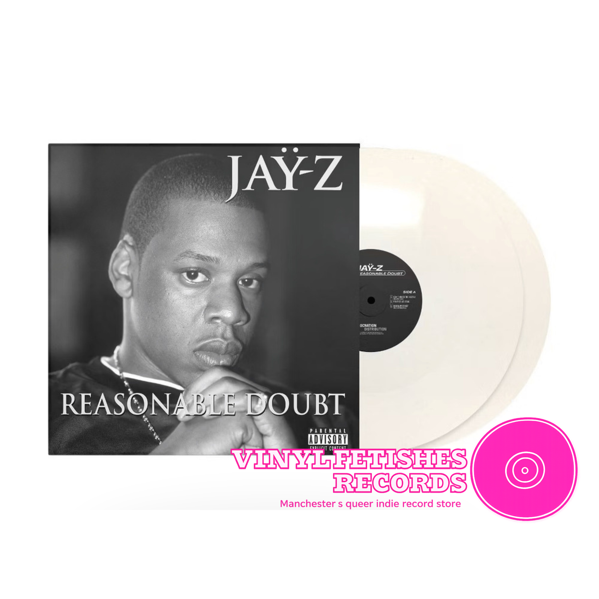 JAŸ-Z - Reasonable Doubt (White Vinyl, Alternative Cover)