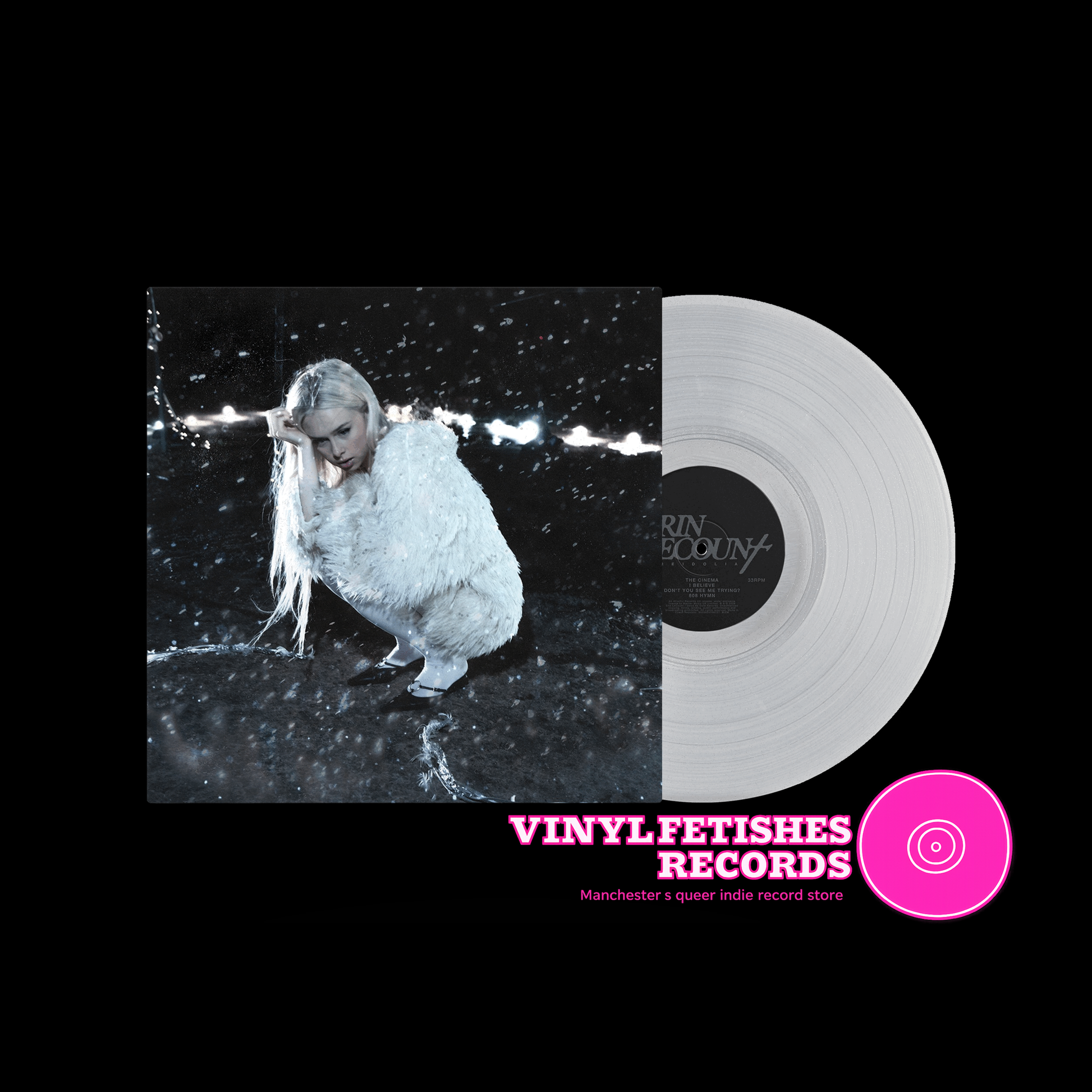Erin LeCount - PAREIDOLIA - 12” Clear Vinyl 7 Track EP
