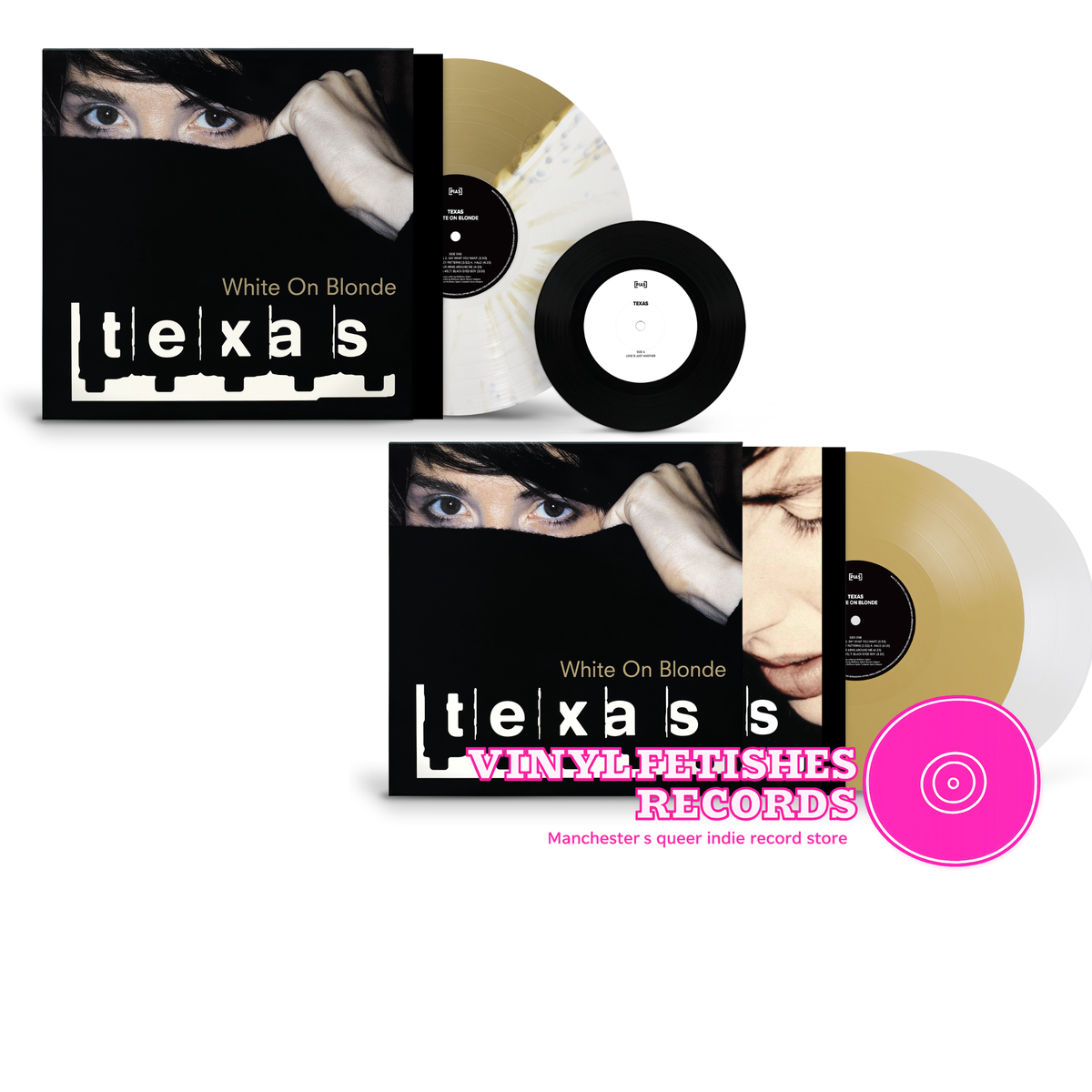 Texas - White On Blonde (30th Anniversary) 2lp and 1lp versions