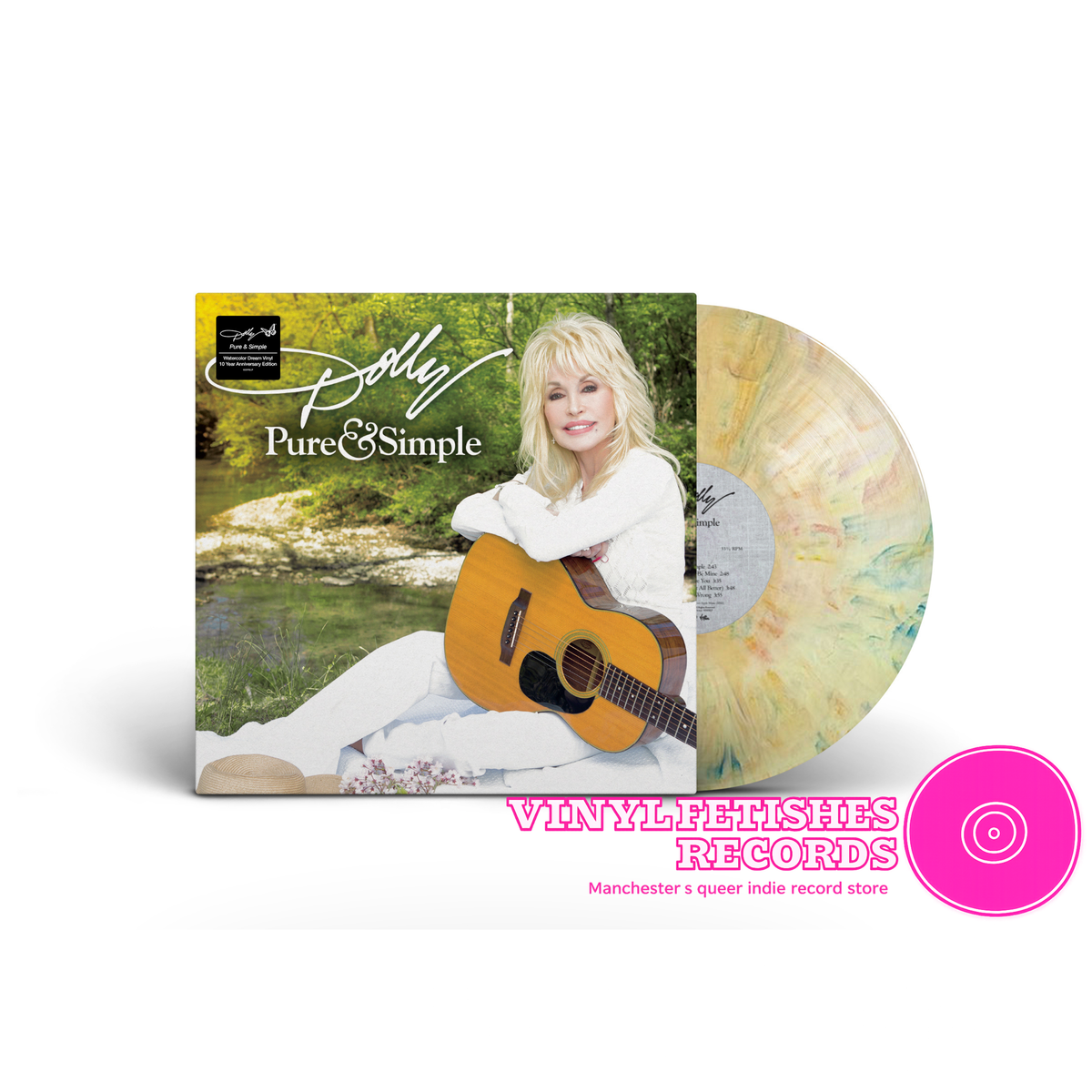 Dolly Parton - Pure & Simple (10 Year Anniversary Edition - Watercolour Vinyl)