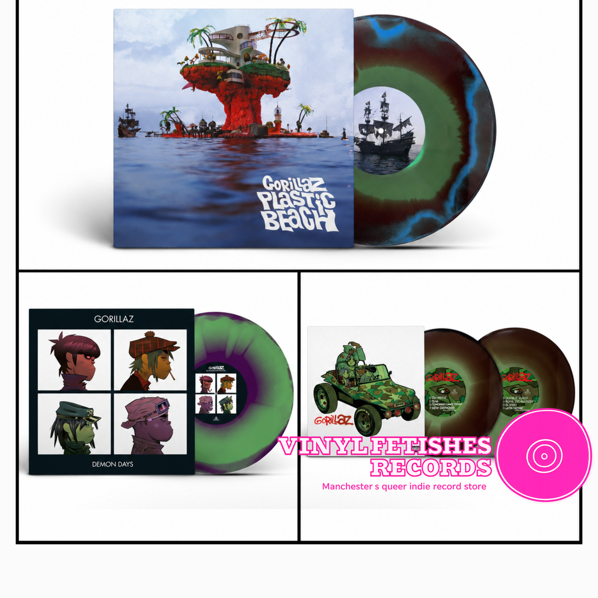 Gorillaz - Gorillaz // Demon Days // Plastic Beach