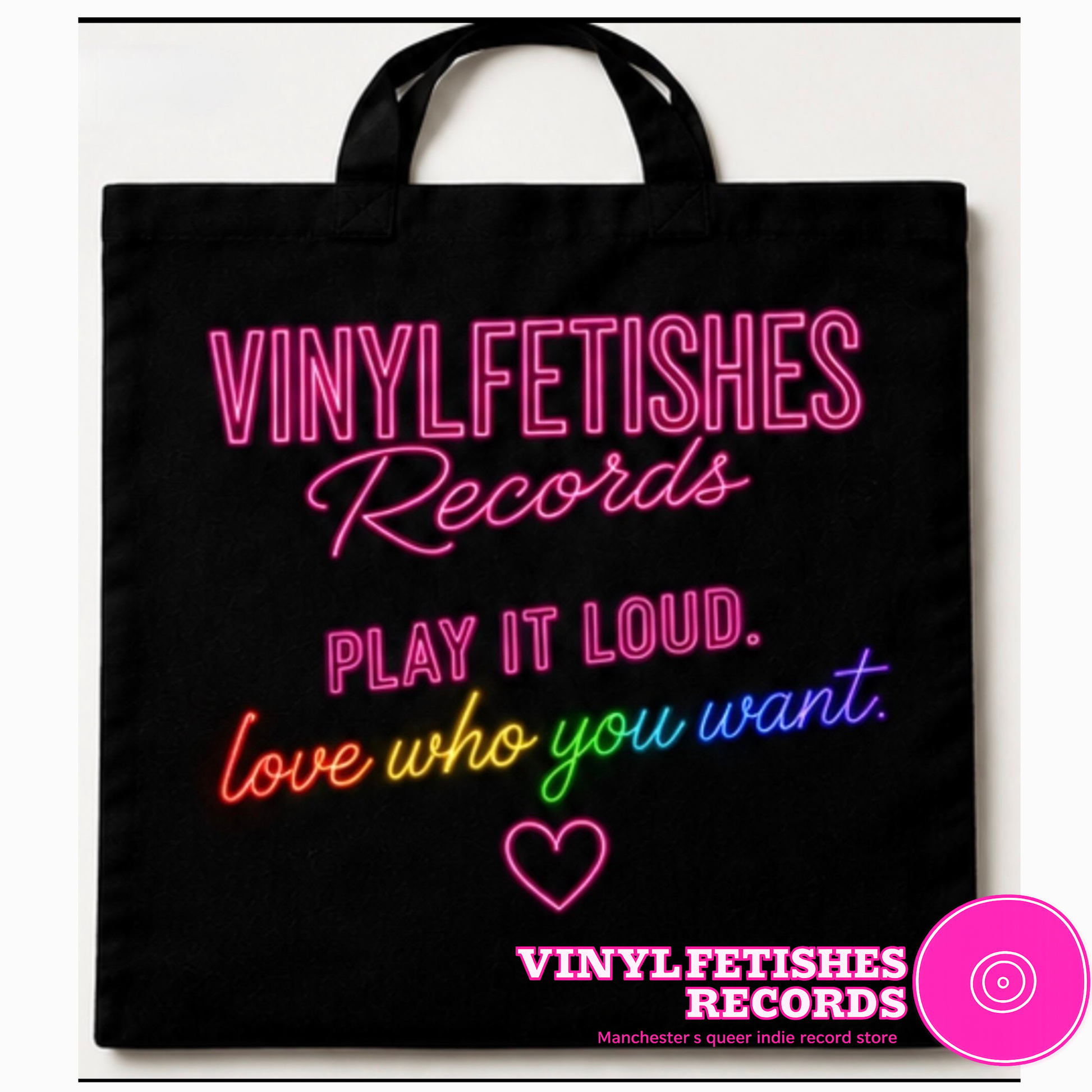 Vinylfetishes Tote Bag (Manchester Pride 2026 Edition)